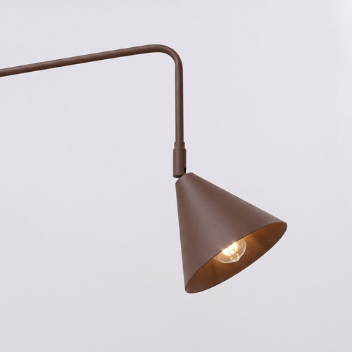 Sollux Lighting Wandlamp NOX bruin - 14x61x30cm