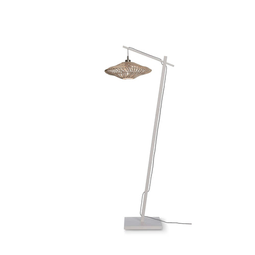 GOOD&MOJO vloerlamp Zanzibar - wit - Ø40cm - vtwonen shop