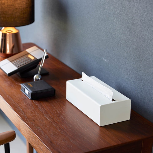 Yamazaki Vertical Tissuebox - Tower - Wit - vtwonen shop