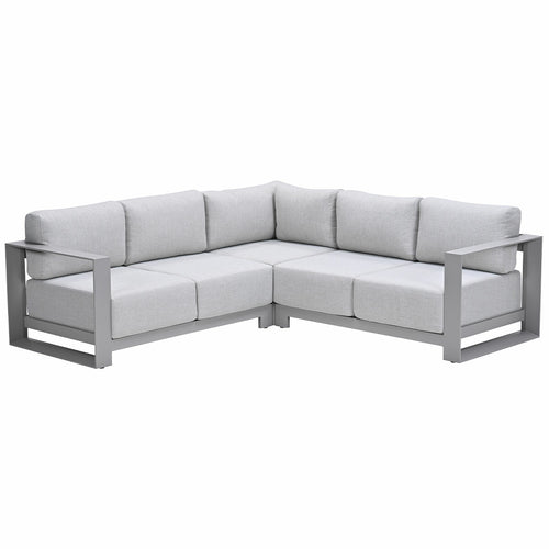 Garden Impressions loungebank Malakka taupe 3-delig - vtwonen shop