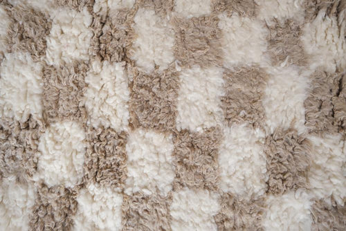 AFK Living vloerkleed Berber - handgemaakt - Wol - 110 x 146 cm - vtwonen shop