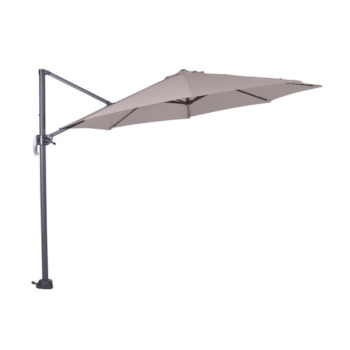 Hawaii parasol S - Ø300 cm - carbon black - zand
