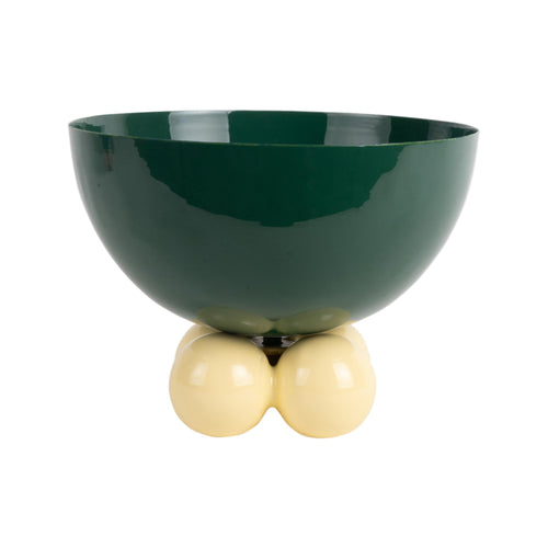 Present Time schaal Double Funky Large - groen - Ø20cm - vtwonen shop