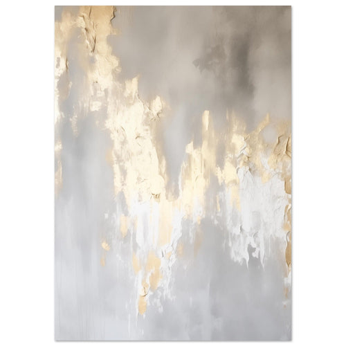 Artfulprints  Abstract - Golden touch   poster A4 21x29.7 cm - vtwonen shop