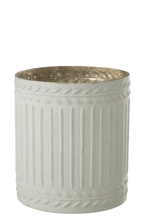 J-Line kaarshouder Ezy - glas - wit - extra large - vtwonen shop