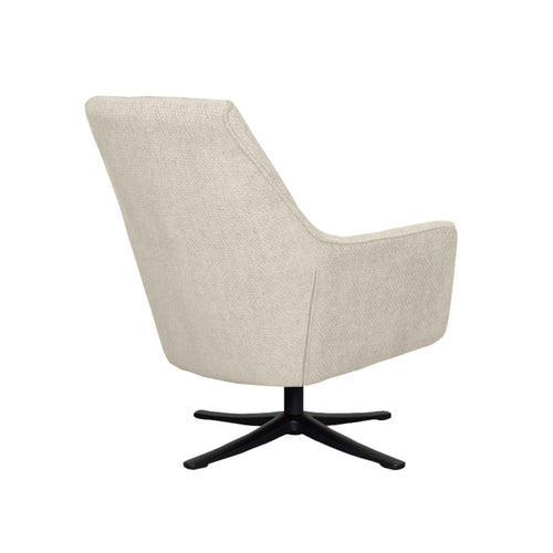 LABEL51 Fauteuil Tod - Naturel Stof - Draaibaar