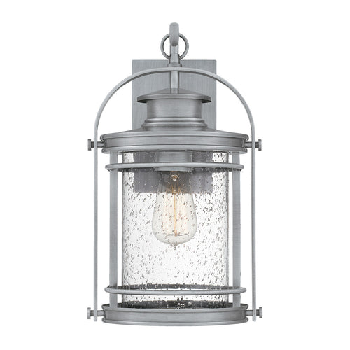 Elstead Quoizel Booker Outdoor Wandlantaarn Industrieel Aluminium, IP44