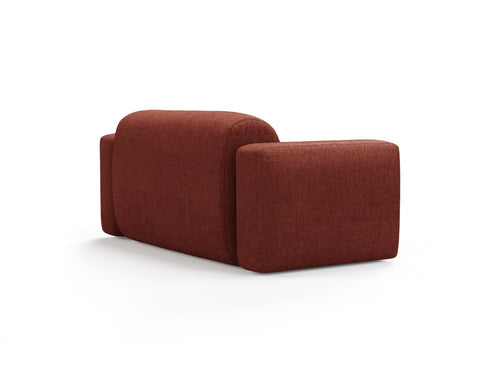 Cosmopolitan Design Modulaire bank Strino 2-zits, structurele stof koraal - 98x180x78cm