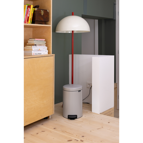 Brabantia NewIcon Pedaalemmer, 12 liter, kunststof binnenemmer - Soft Grey