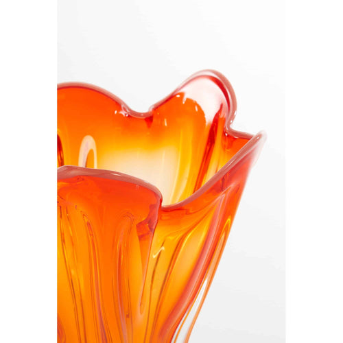 Light & Living vaas Kazuno - oranje - Ø26cm