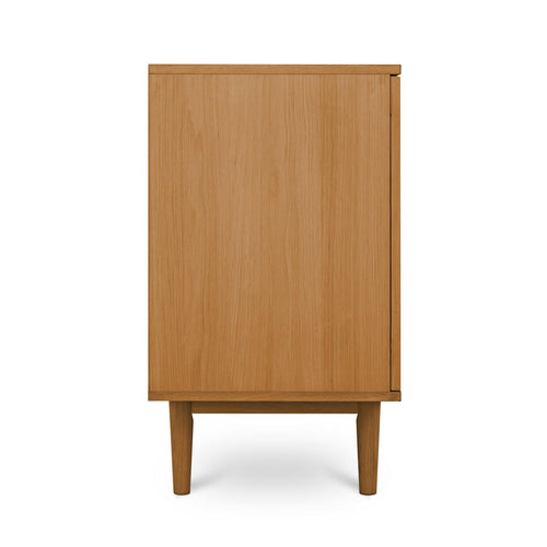 Furnhouse 4-deurs dressoir Kerteminde - Natuurlijk eikenhout - MDF, eikenfineer - 45x213x80