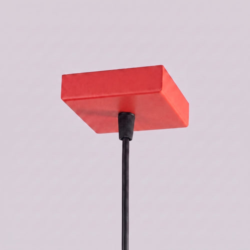 Sollux Lighting Hanglamp RAYO 1 rood - 8x8x118cm