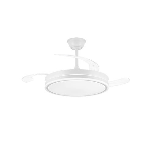 CristalRecord plafondventilator EVO - 1 lichts - 106  x  42   cm - wit