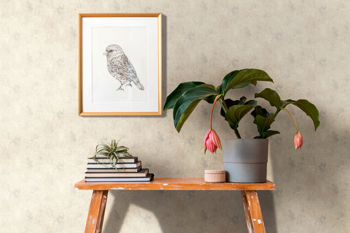 A.S. Création behang met structuur crème en wit - 53 cm x 10.05 m - AS-388331 - vtwonen shop