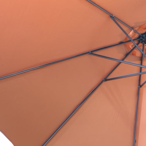 Lotus parasol - Ø300 cm - carbon black - koper