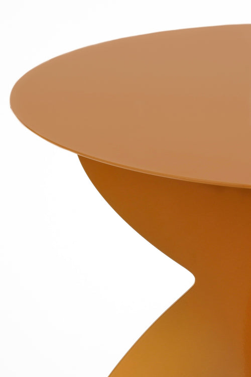 Mica Decorations Rafi Bijzettafel - H50 x Ø40 cm - IJzer - Bruin - vtwonen shop