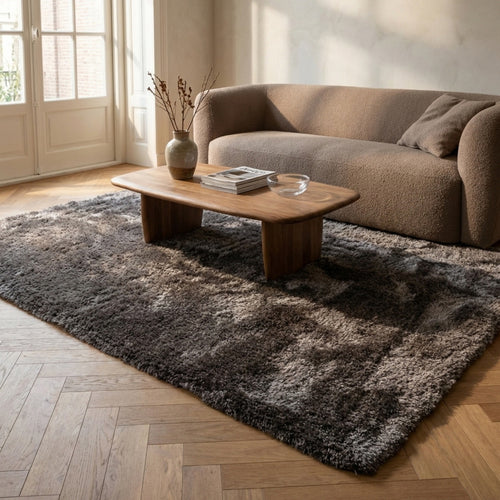 DÉJA Living Vloerkleed Mana - Grijs Stof - 200x290cm