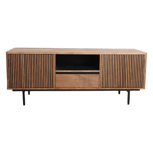 Raw materials tv-meubel Rhythm - gerecycled teakhout - 140x45x55 cm - vtwonen shop