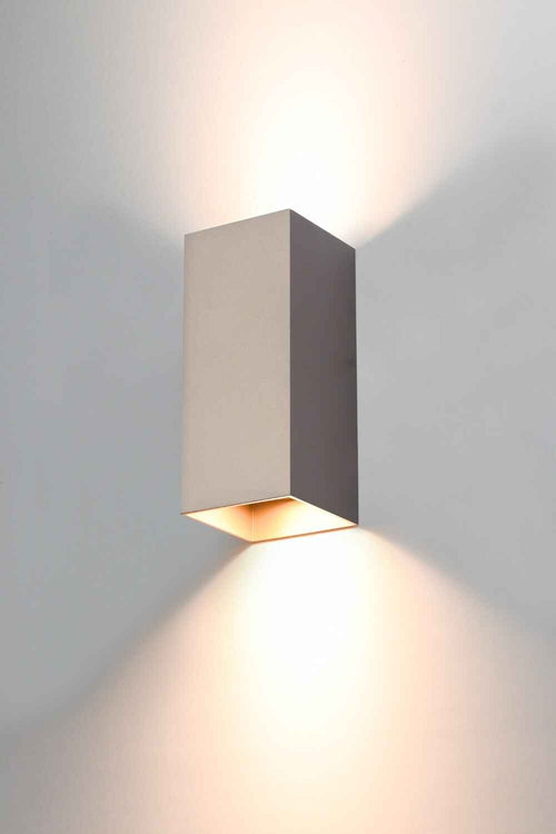 Artdelight wandlamp Dante - 2 lichts - 6.7  x 15.4   cm - champagne