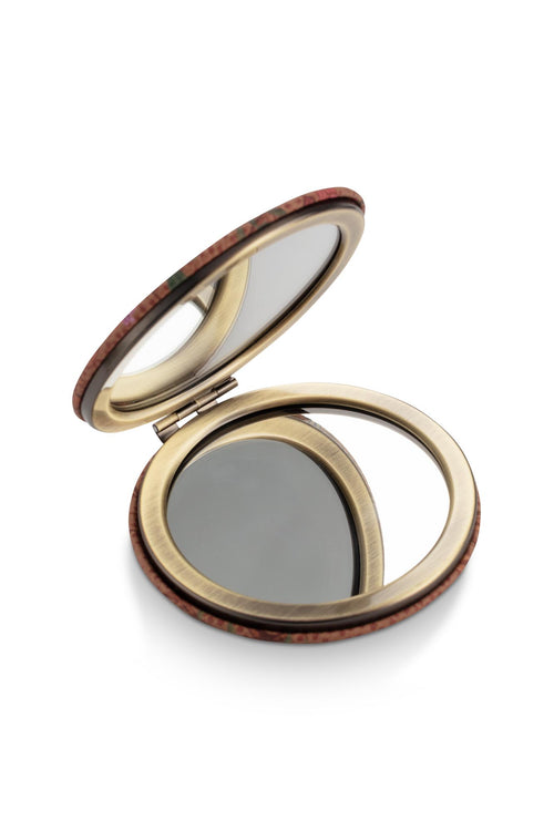 Pip Studio Pocketspiegel Flora Bangalore Mini Dames - Zand - 7x1x7 cm