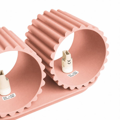Sollux Lighting Wandlamp AURA 2 perzik G9 - 21x12x10cm