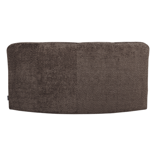 WOOOD hoekelement rond Mojo Base - Wollig - Bruin - 74x110x110