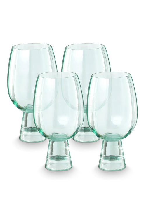 vtwonen - Retro Wijnglazen - Set van 4 - 430ml - vtwonen shop