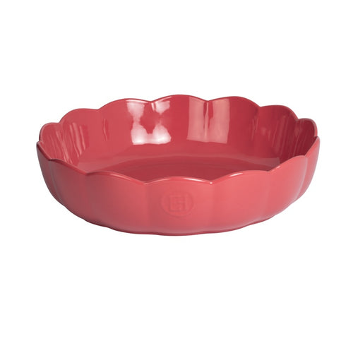 Emile Henry Madeleine Schaal rond gegolfd - Ø270mm - H 65mm - Rose Candy - vtwonen shop