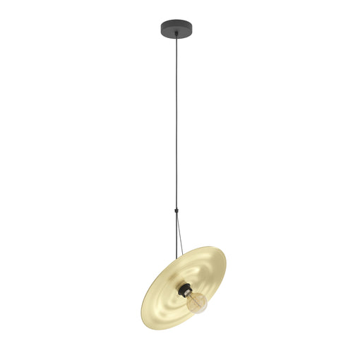 EGLO hanglamp Lintmill - e27 - ø 40 cm - zwart/goud - vtwonen shop