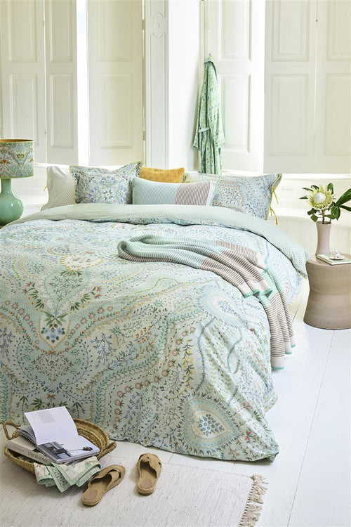 Pip Studio dekbedovertrek Alfombra - 240x200/220 cm - licht blauw - vtwonen shop