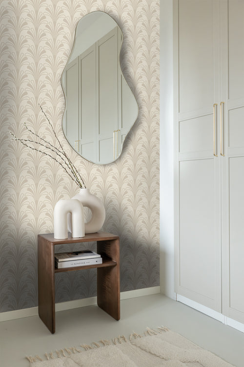 Origin Wallcoverings behang art deco motief zand beige - 50 x 900 cm - 347967 - vtwonen shop