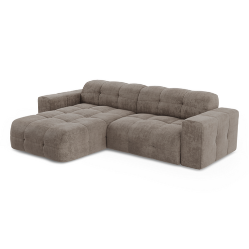 Sia Home - Hoekbanken links MAEL -  Fluweel - Mol - 230cm - vtwonen shop