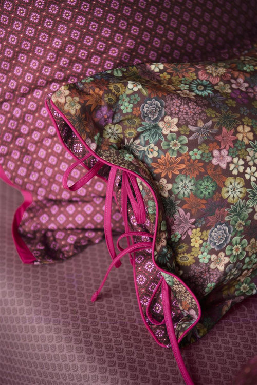 Pip Studio decoratiekussen Tutti i Fiori - 35x60 cm - donker rood