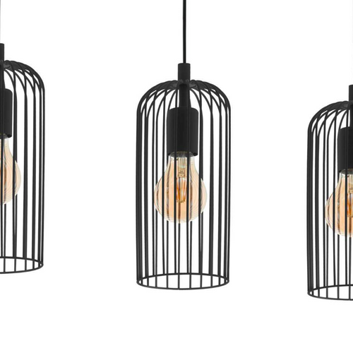 EGLO hanglamp Roccamena 1 - e27 - 73 cm - zwart - vtwonen shop