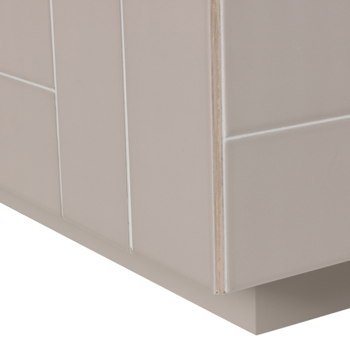 WOOOD salontafel vierkant tegels grijs Odina - 23x60x60