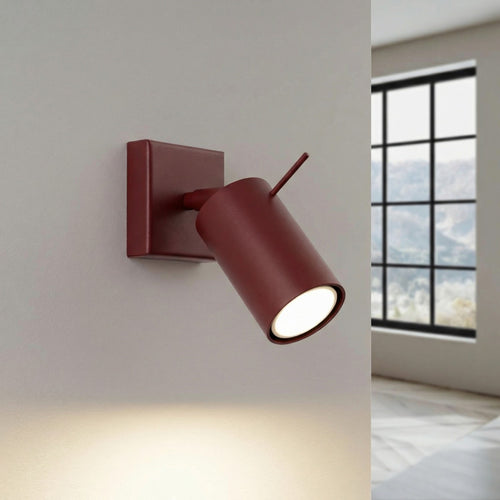 Sollux Lighting Wandlamp RING bordeaux - 8x16x8cm