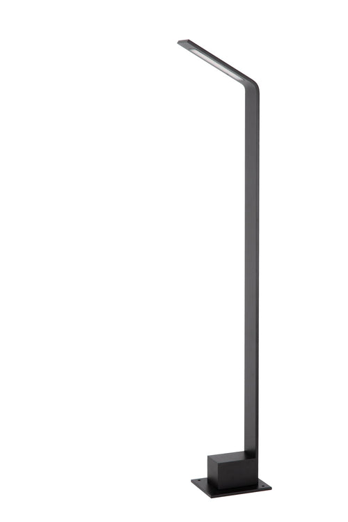 Lucide sokkellamp LAWFORD - Geïntegreerde LED - Zwart - vtwonen shop