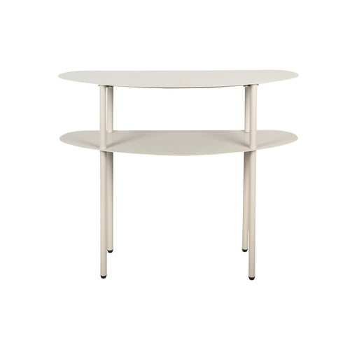 Leitmotiv side table Riqueza - grijs - 90x28x72.5cm