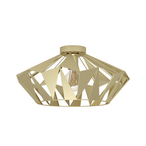 EGLO plafondlamp Carlton - e27 - ø 47 cm - goud - staal - vtwonen shop