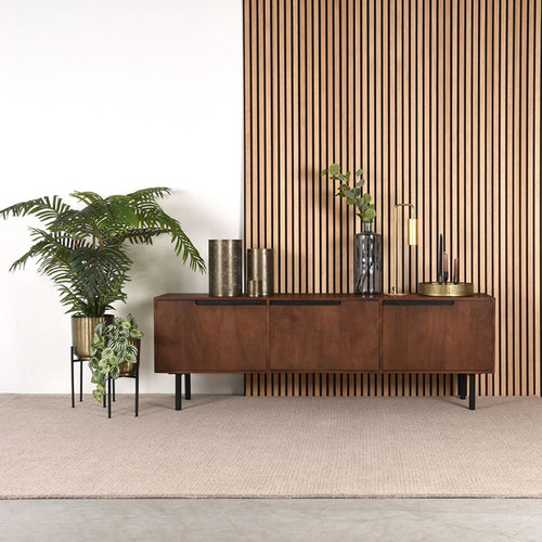 LABEL51 Tv-meubel Rio - Donkerbruin Mangohout - 180x40x60cm - vtwonen shop