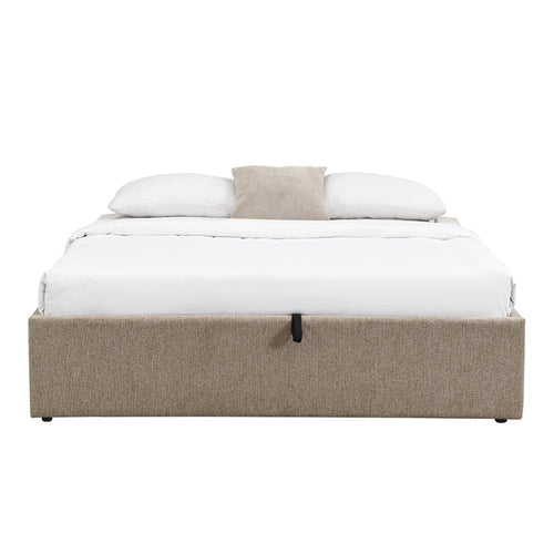 Calicosy - Opbergbed ALIX - beige 204x150x36,50 cm