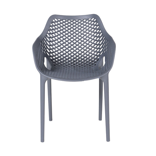 Garden Impressions tuinstoel Air Xl donker grijs - 2 stuks - vtwonen shop