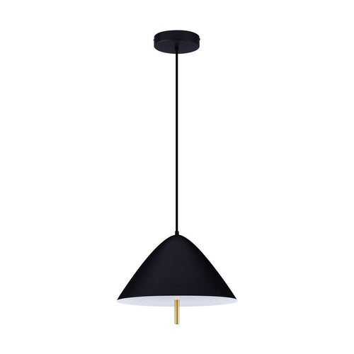 Nova Luce OROS Dome hanglamp voor plafond, zandkleurig zwart, LED, 17W, 917lm, 3000K