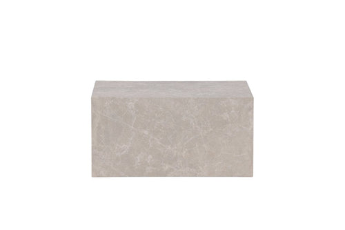 Rebellenclub Salontafel Tusani - 80 x 60 cm - Beige Marmerlook