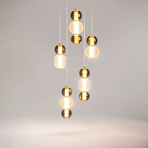 Maytoni - Hanglamp Drop - Goud - Ø43