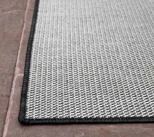 Buitenkleed Mono - Zwart/wit -  dubbelzijdig - EVA Interior - 200 x 290 cm - vtwonen shop