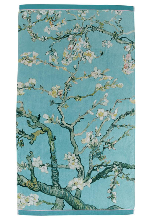 Beddinghouse x Van Gogh Museum strandlaken Beach Blossom - 100x180 cm - blauw - vtwonen shop