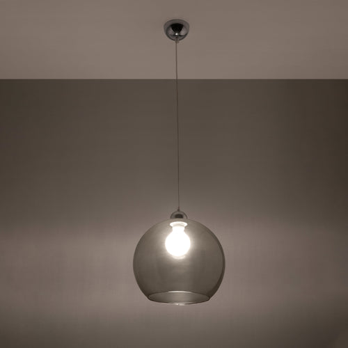 Sollux Lighting Hanglamp BALL grafiet - 30x30x120cm