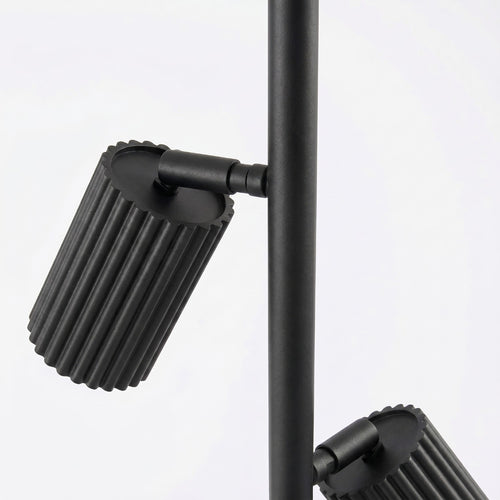 Sollux Lighting Vloerlamp KARBON 3 zwart - 30x30x155cm