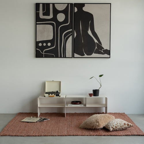 Kare Design Vloerkleed Boucara 240x170cm baksteen